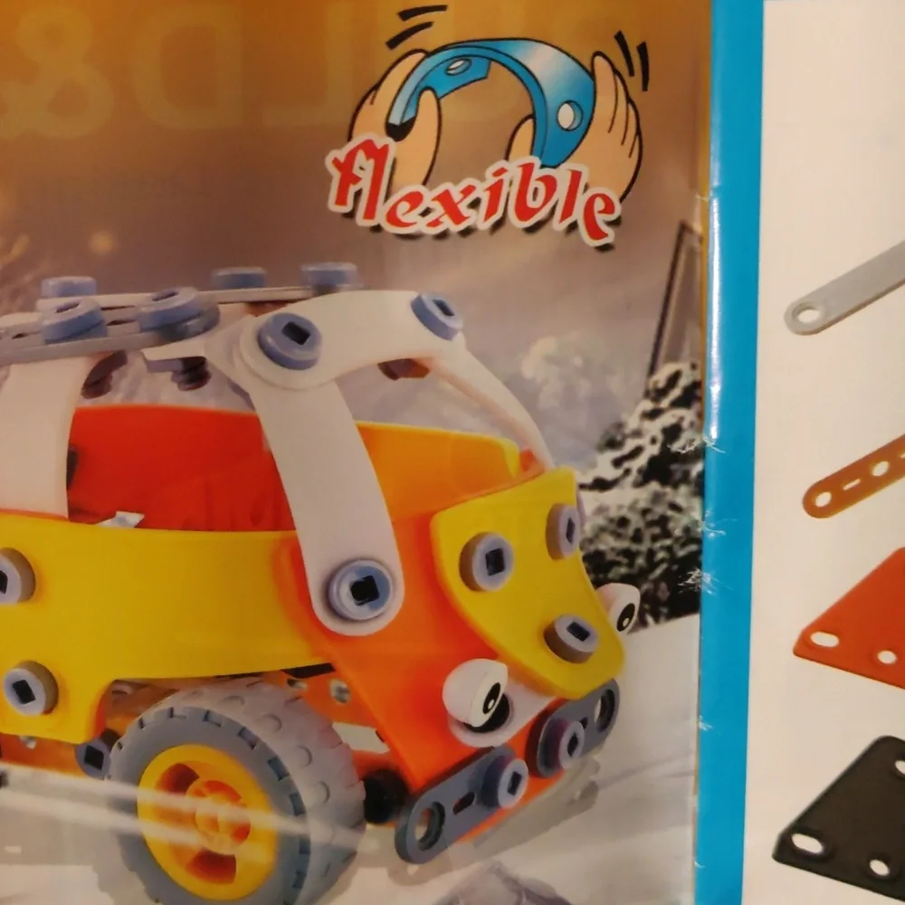 STEM flexible Toys Building Play Y2K Construction Construction Developmental Ret